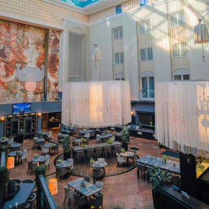 Bild des Restaurants von oben