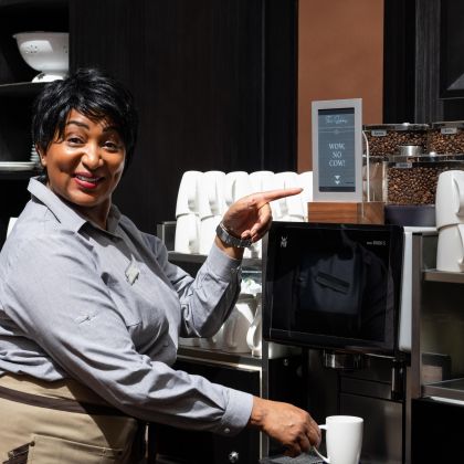 Bild einer Kaffeemaschine